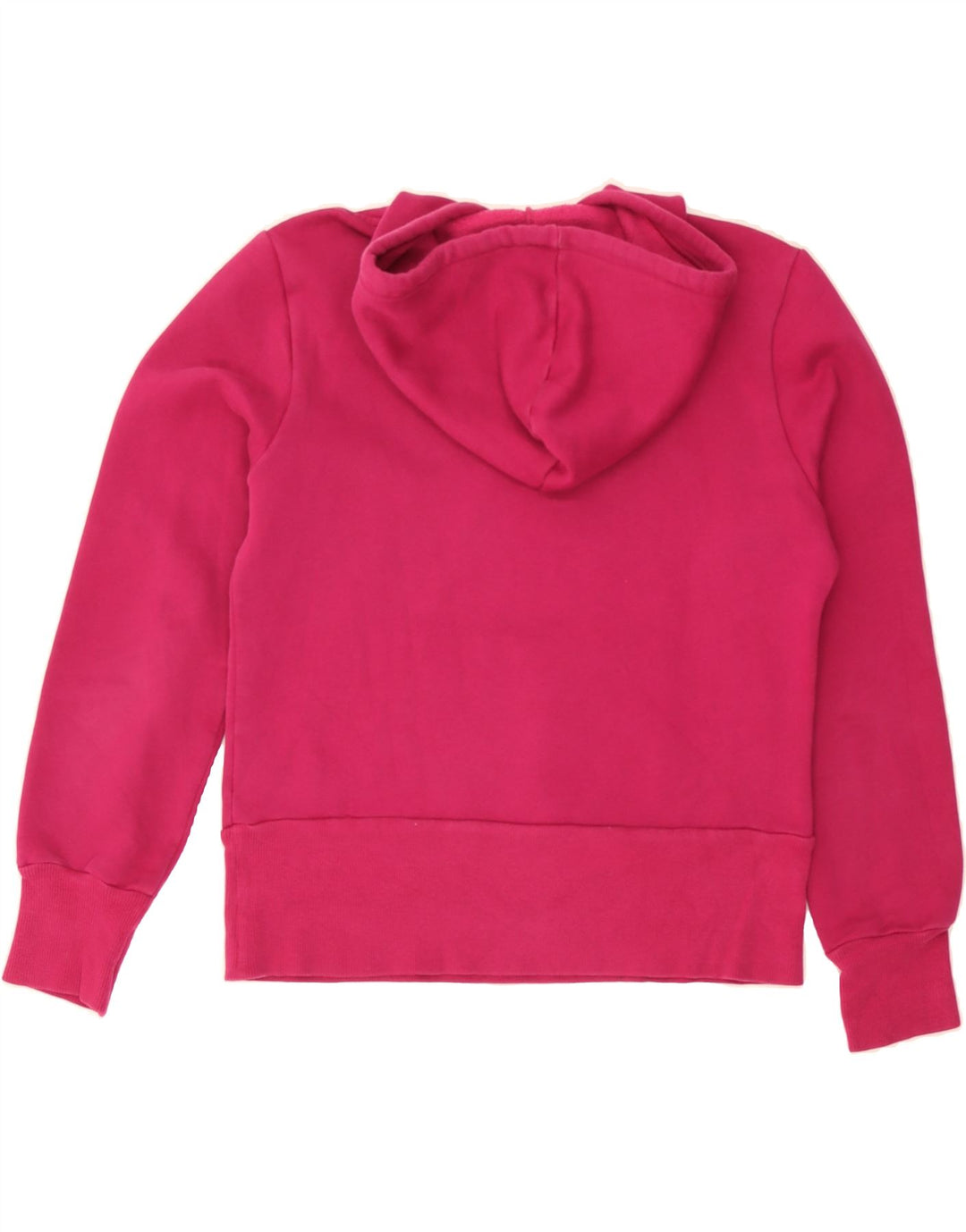 ADIDAS Womens Graphic Hoodie Jumper IT 46 Large Pink Polyester Vintage Adidas and Second-Hand Adidas from Messina Hembry 