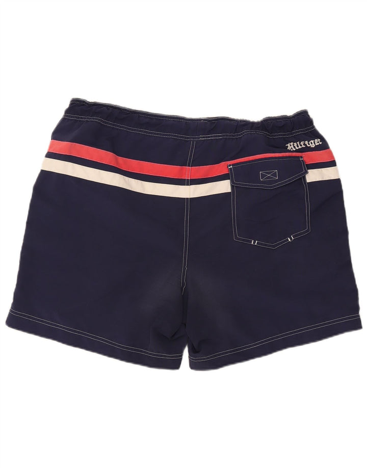 TOMMY HILFIGER Pantaloncini da bagno da uomo XL Nylon blu navy