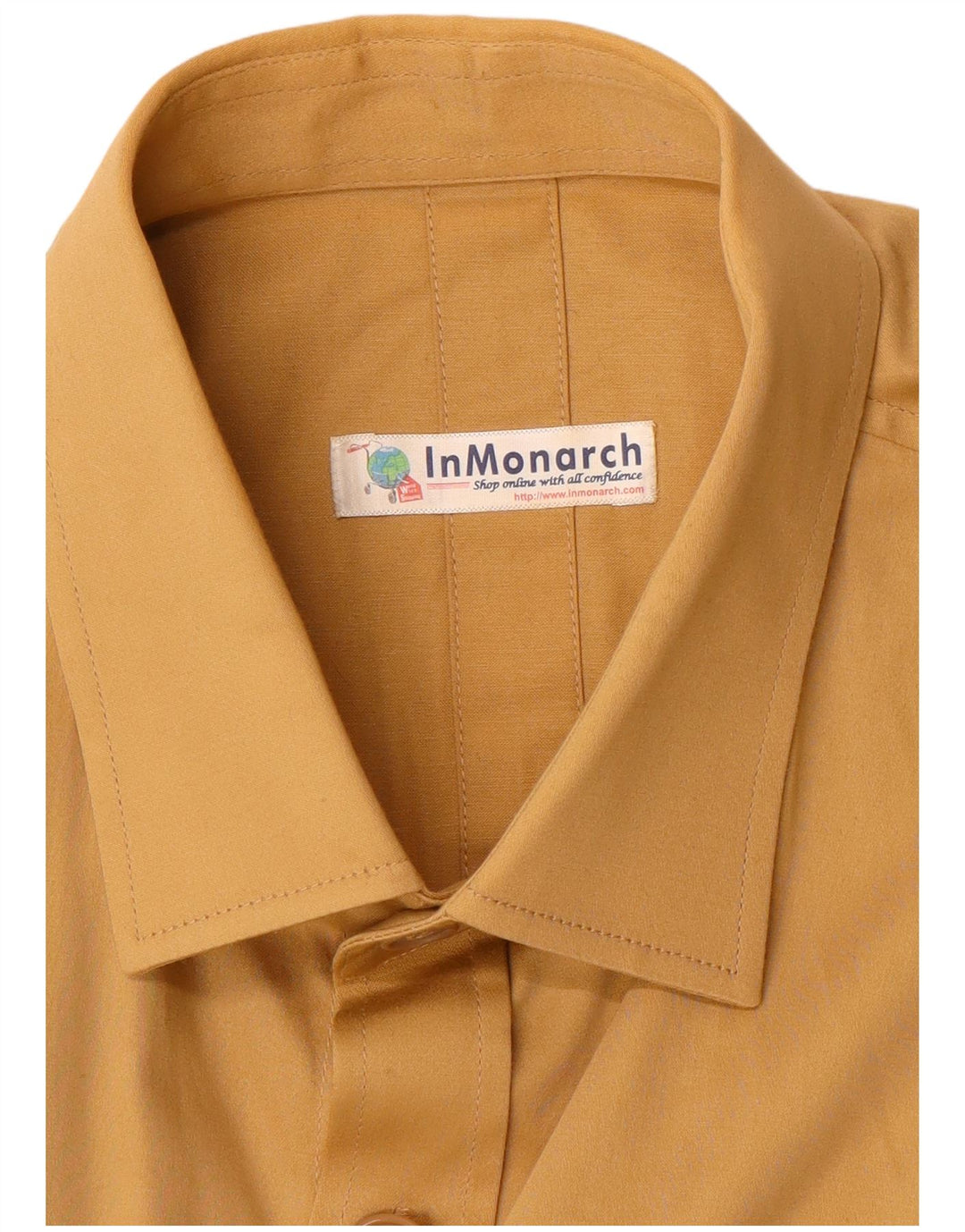 Camicia militare vintage da uomo grande beige