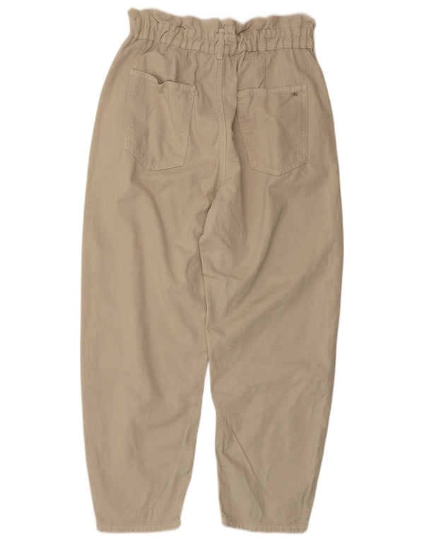 Pantaloni corti da donna Zara EU 42 Large W32 L25 Cotone beige