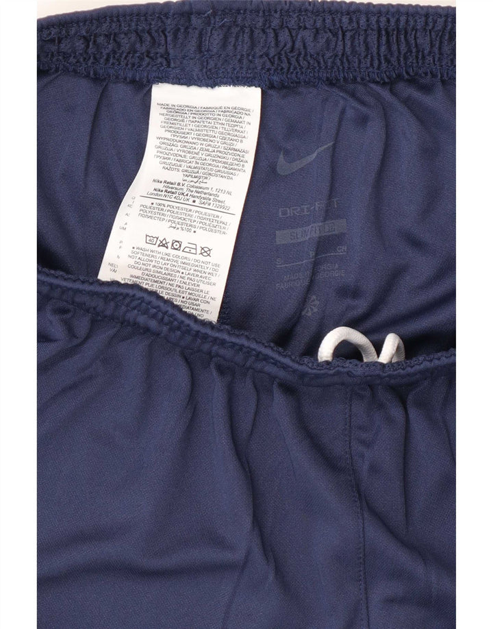 Pantaloncini sportivi Nike Dri Fit Slim da uomo, piccoli, in poliestere blu navy