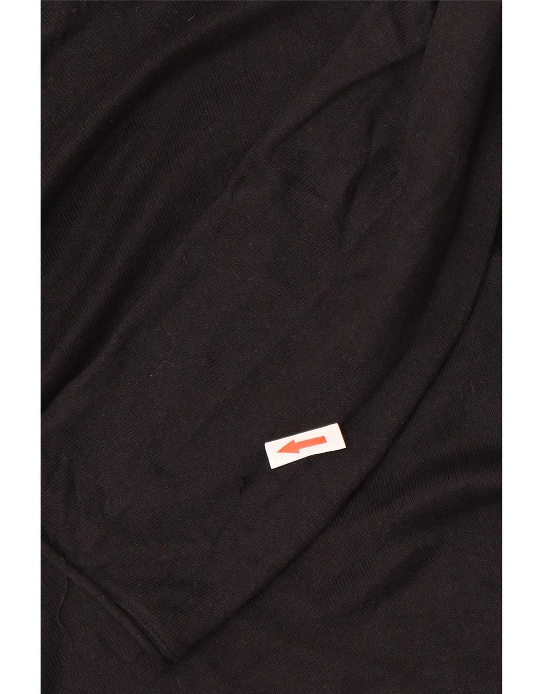 Top Zara da uomo a maniche lunghe grande in cotone nero
