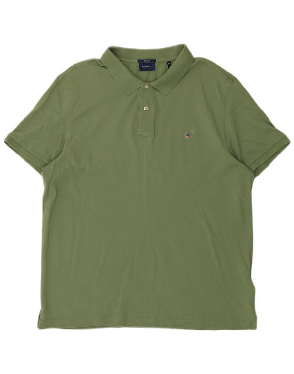 Polo Gant da uomo Regular 2XL in cotone kaki