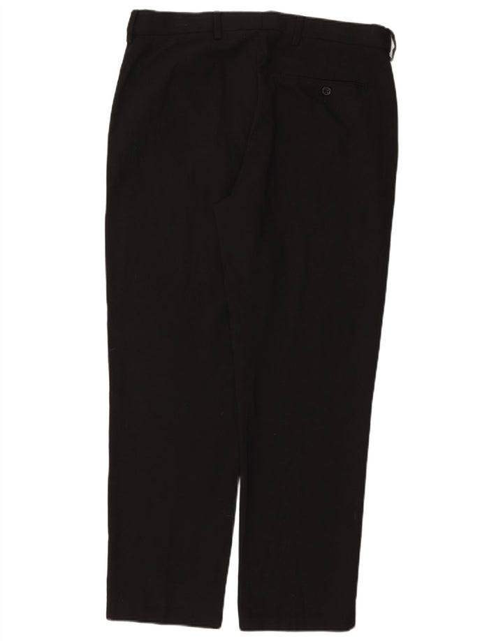 Pantaloni chino vestibilità regolare da uomo MARKS & SPENCER W34 L28 neri