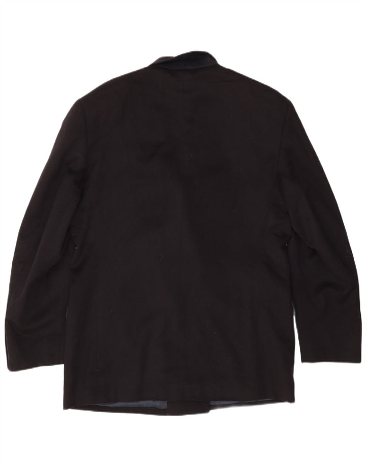 Giacca Blazer Doppiopetto da Uomo Urbis IT 50 Large Blu Navy Lana