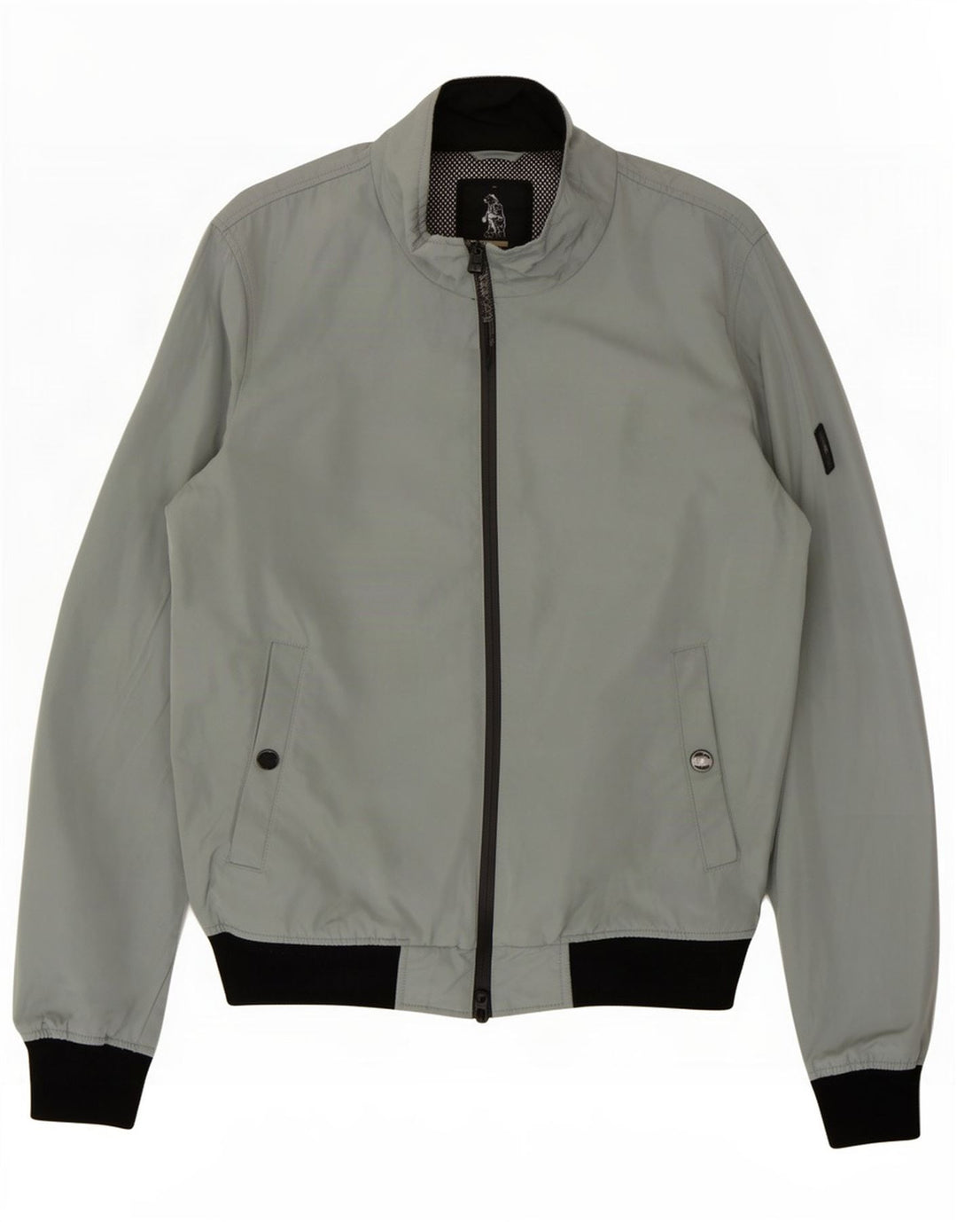 Giubbotto bomber da uomo Refrigue UK 38 Poliestere color block grigio medio