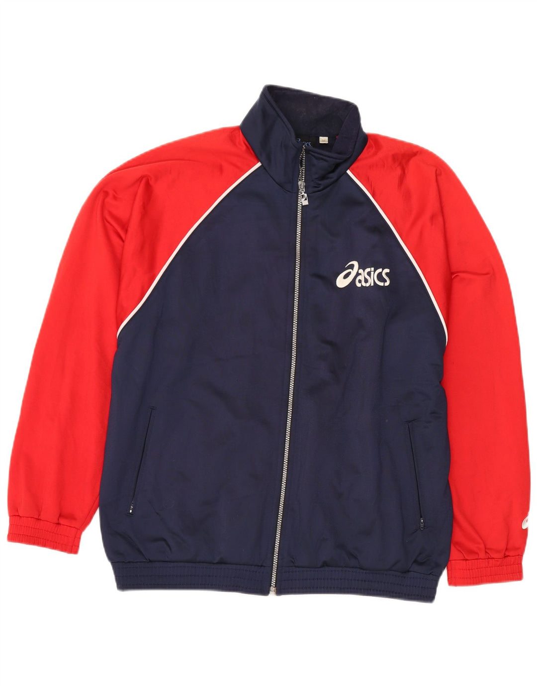 Giacca da tuta grafica ASICS da uomo, colore blu navy medio