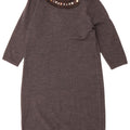 Abito maglione da donna con maniche a 3/4 Boden UK 12 Grigio medio