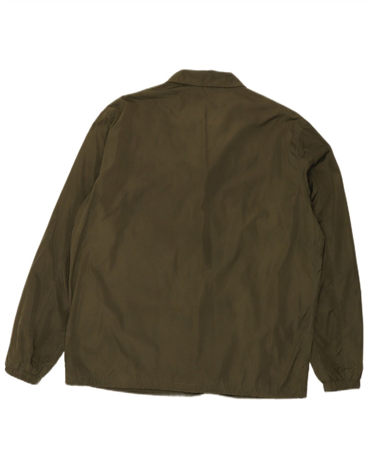 Giacca antipioggia da uomo Zara UK 40 grande poliestere kaki