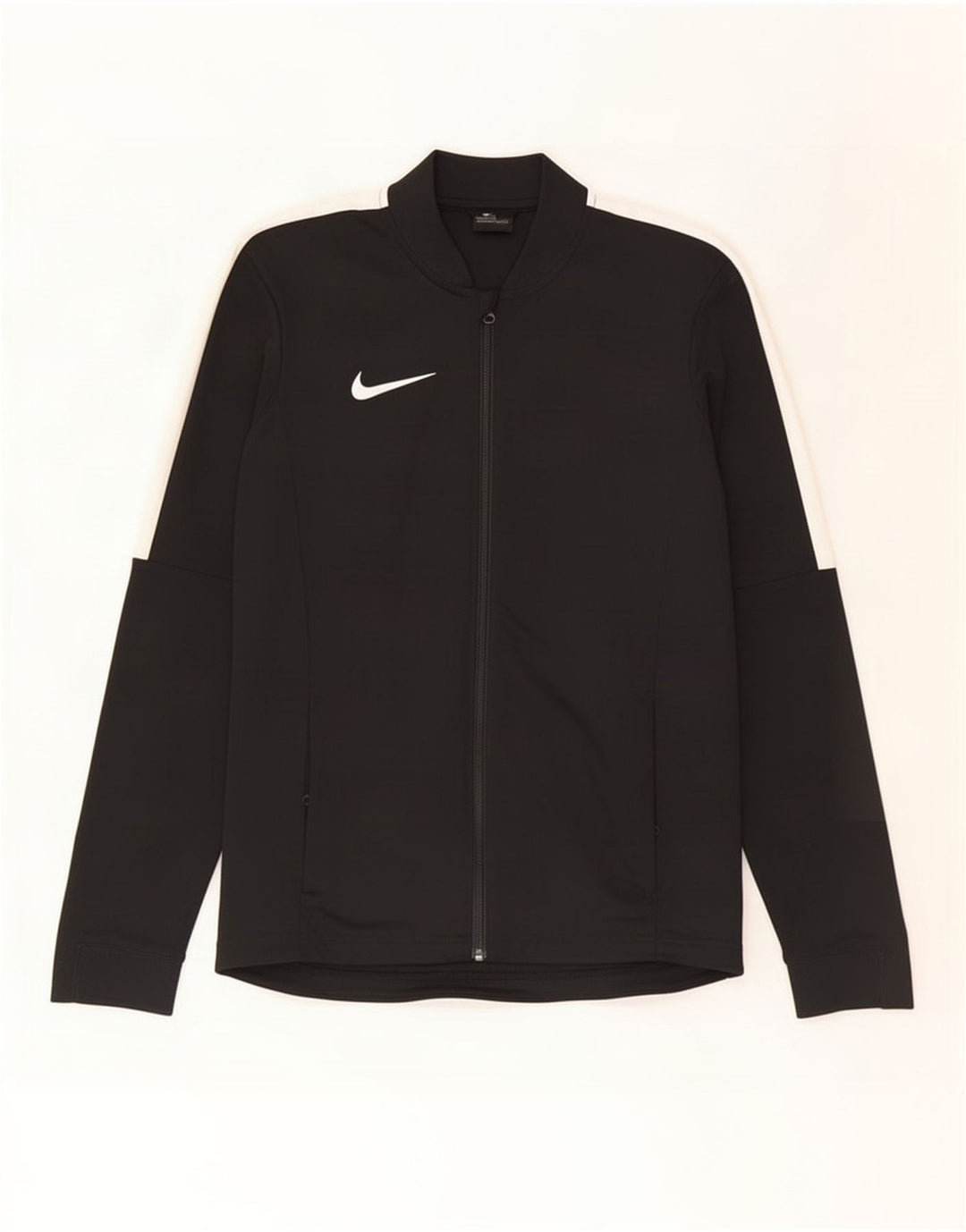 Giacca da tuta Nike Dri Fit da uomo, piccola, in poliestere color block nero