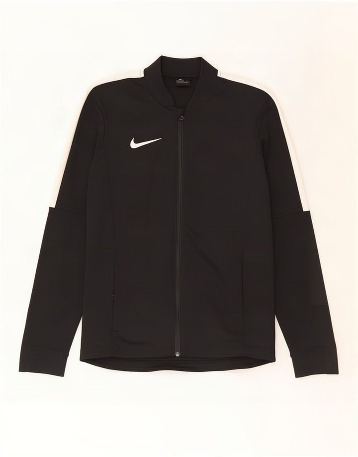 Giacca da tuta Nike Dri Fit da uomo, piccola, in poliestere color block nero