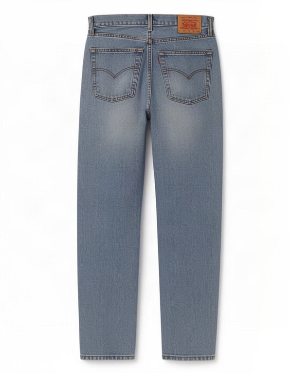 Levi's Mens 521 Straight Jeans W34 L34 Blue Cotton