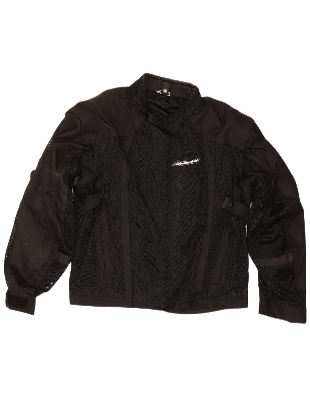 Giacca da pilota vintage da uomo UK 48 4XL nera