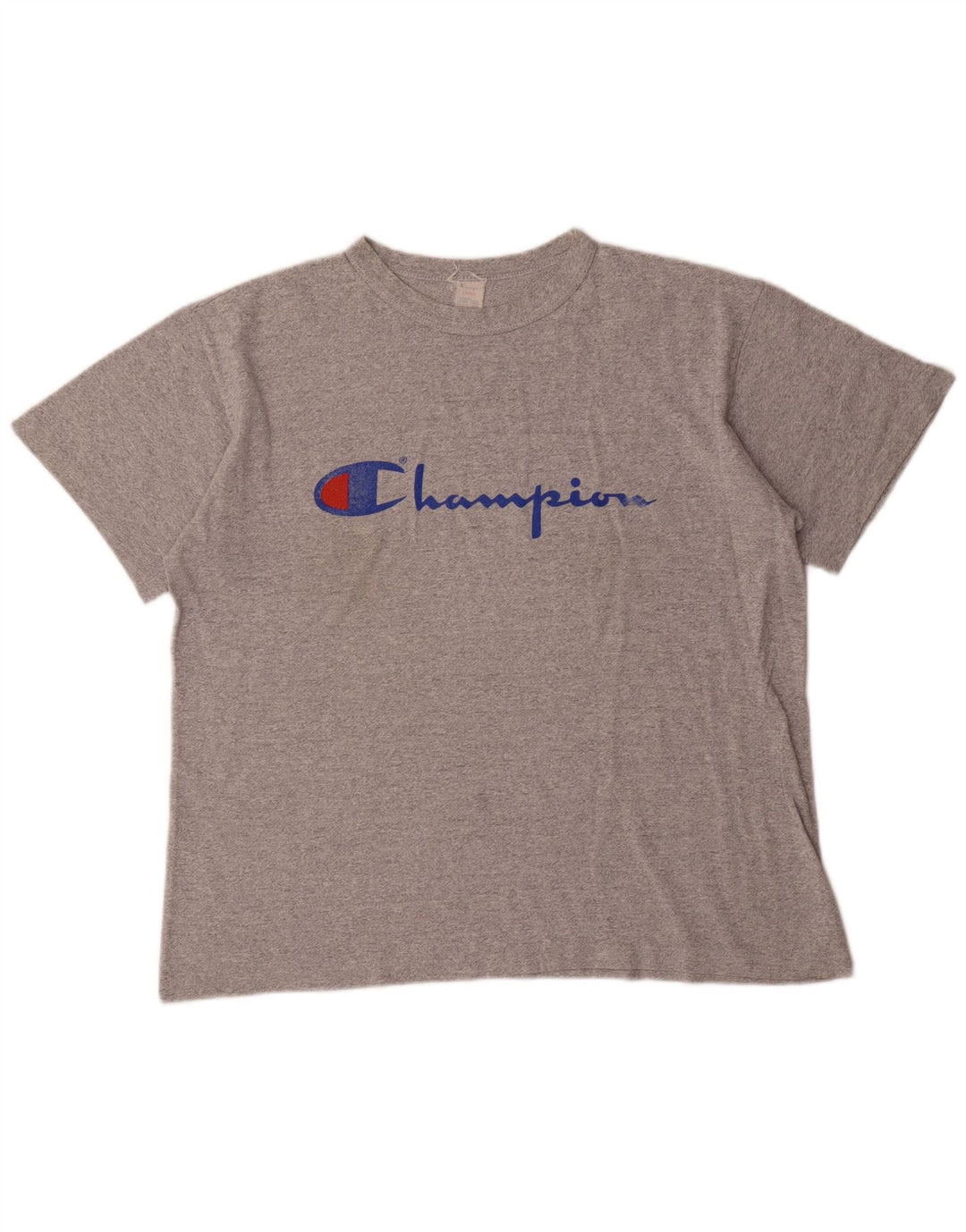 T-shirt grafica da uomo Champion Top grande in acrilico grigio
