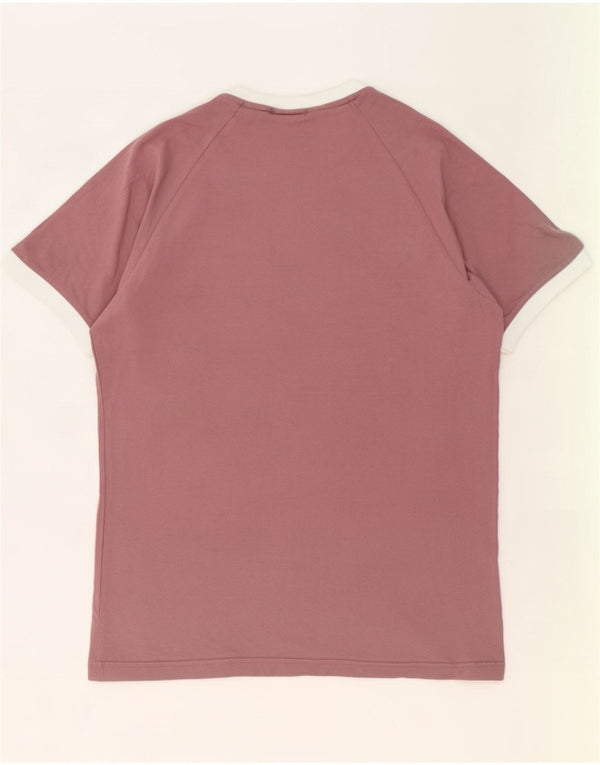 T-shirt da uomo Adidas Top in cotone viola medio