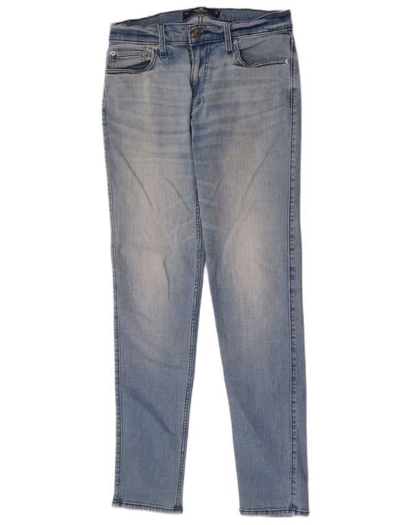 Jeans Hollister da uomo slim affusolati W32 L31 cotone blu