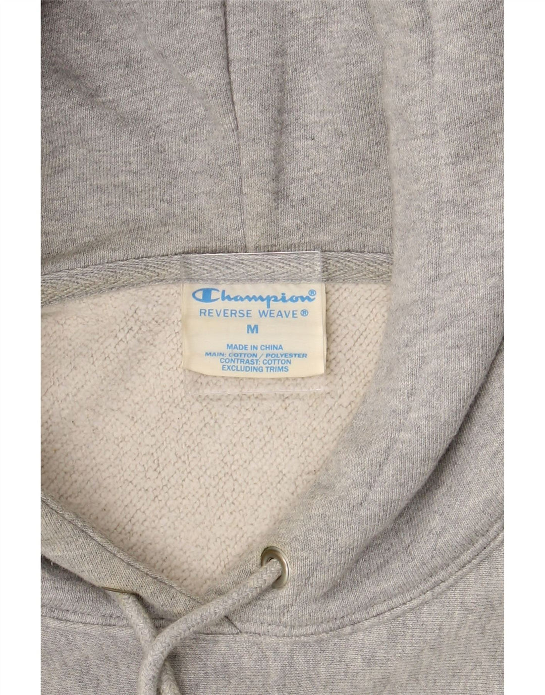 CHAMPION Womens Hoodie Jumper UK 14 Medium Grey Cotton Vintage Champion and Second-Hand Champion from Messina Hembry 