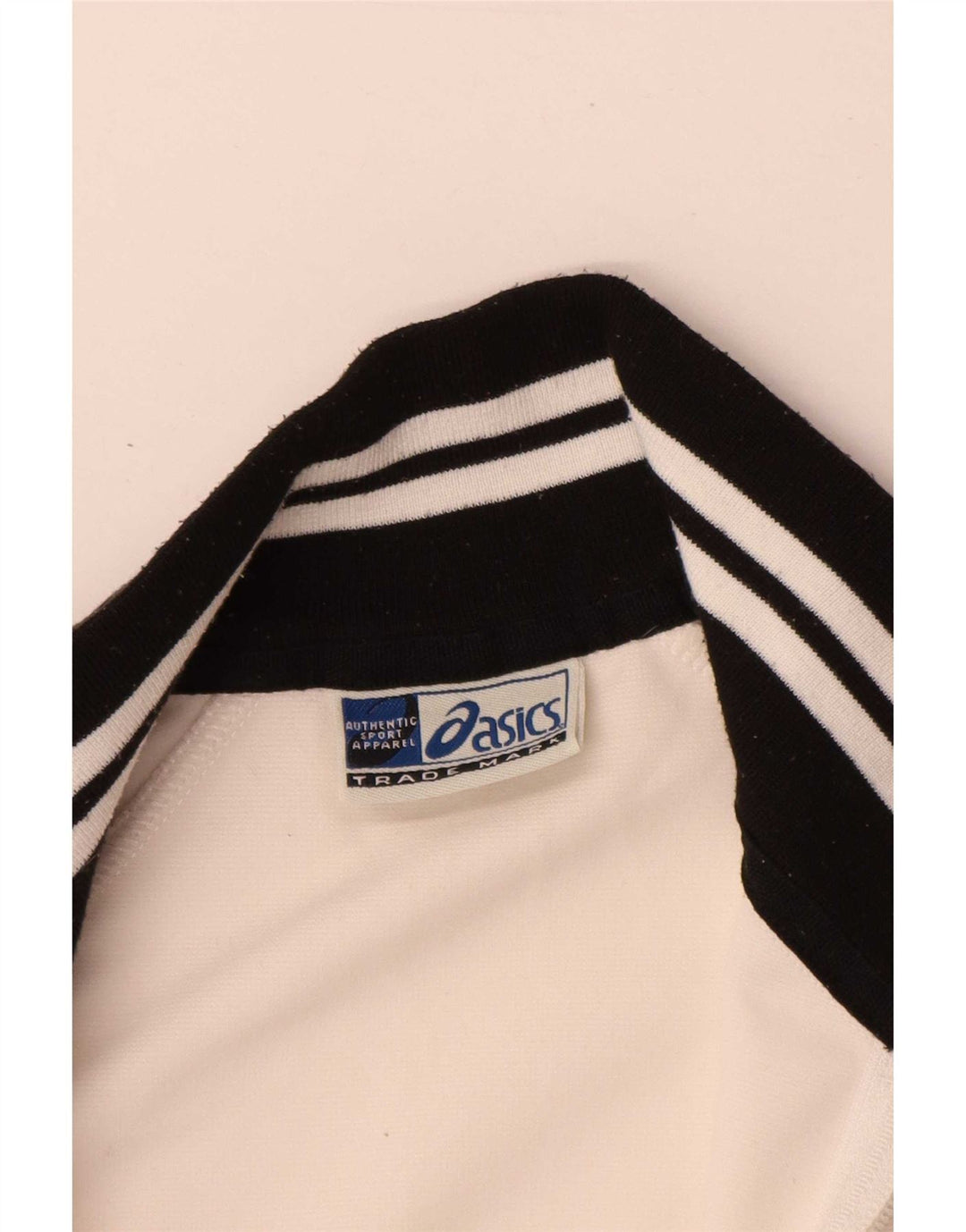 Giacca da ginnastica da uomo Asics, giacca in poliestere color block bianco medio
