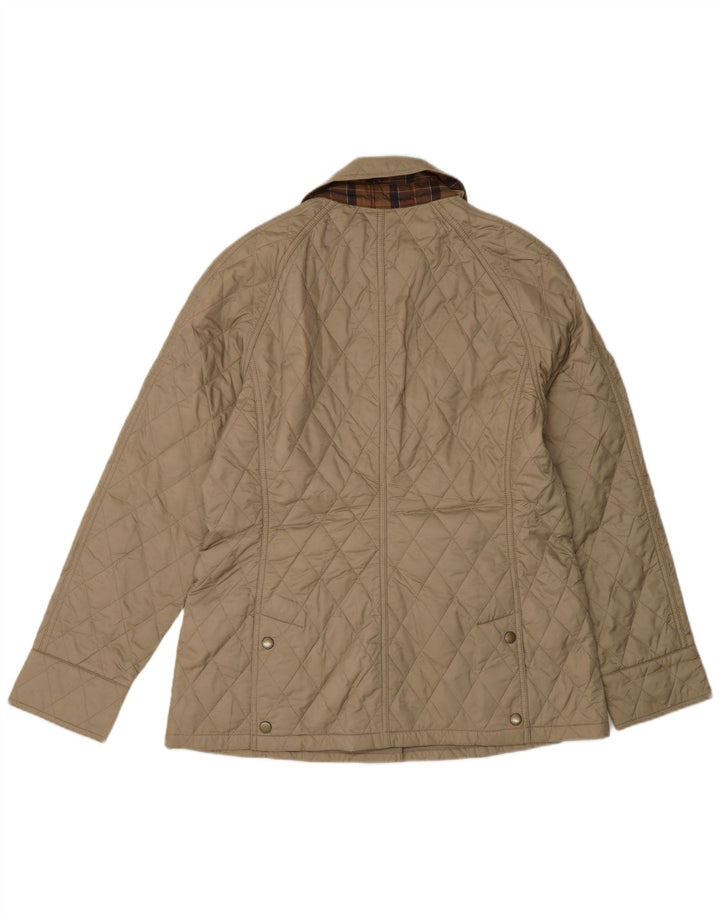 Giacca trapuntata da donna Barbour UK 12 Poliammide beige medio