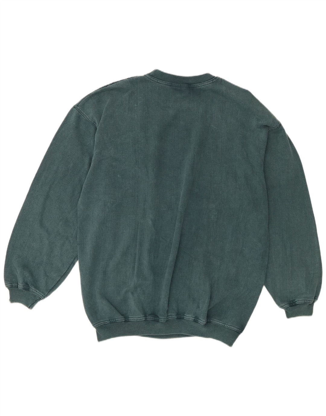 Felpa da uomo vintage maglione XL in cotone blu