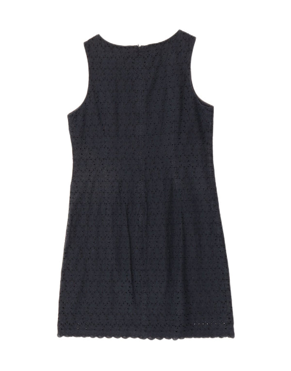 GANT Abito a trapezio senza maniche da donna UK 14 Cotone medio blu navy
