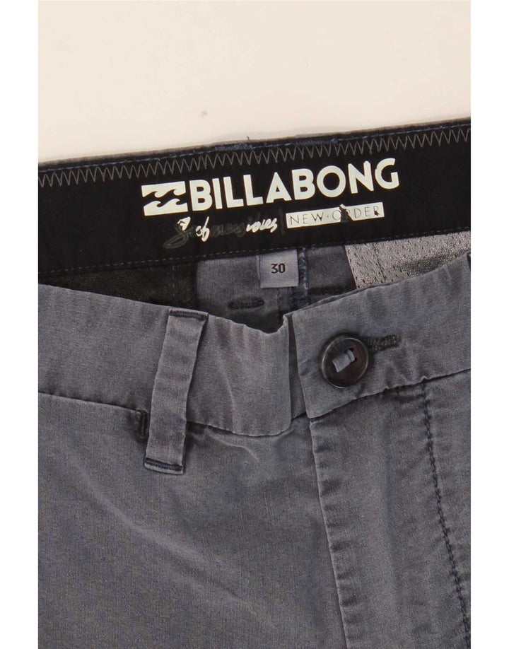 Pantaloncini chino da uomo Billabong W30 cotone blu navy medio