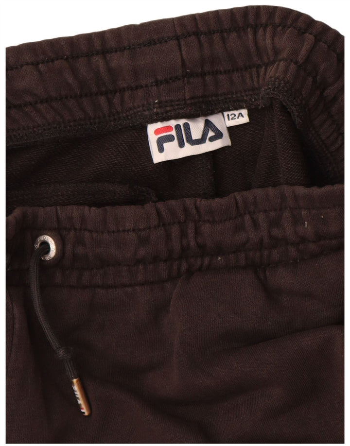 Pantaloni della tuta da ragazzo FILA Joggers 11-12 anni neri