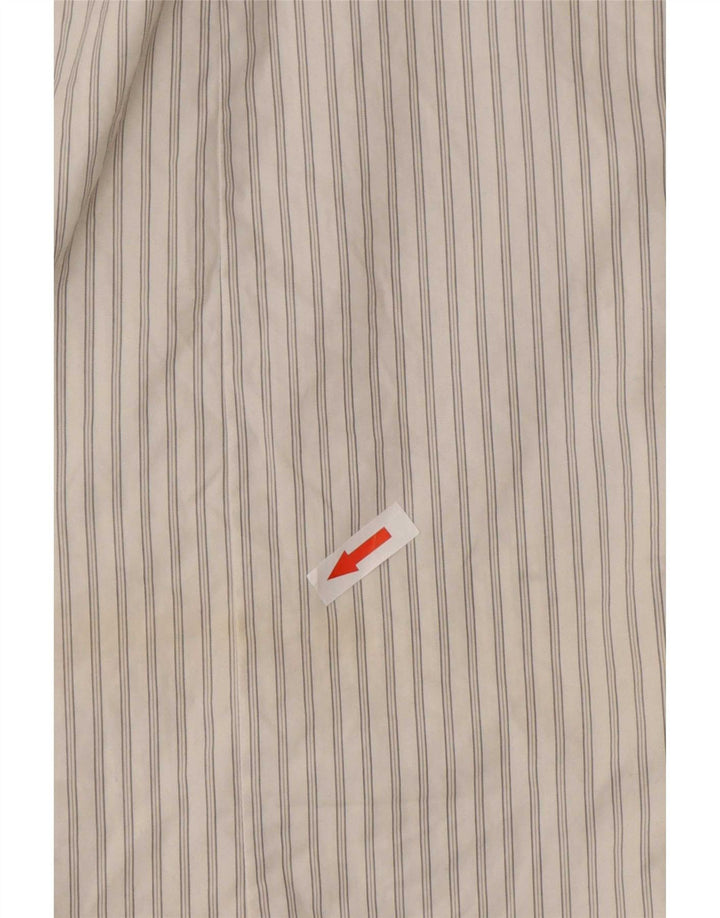 Camicia da uomo Jack & Jones in cotone gessato bianco medio