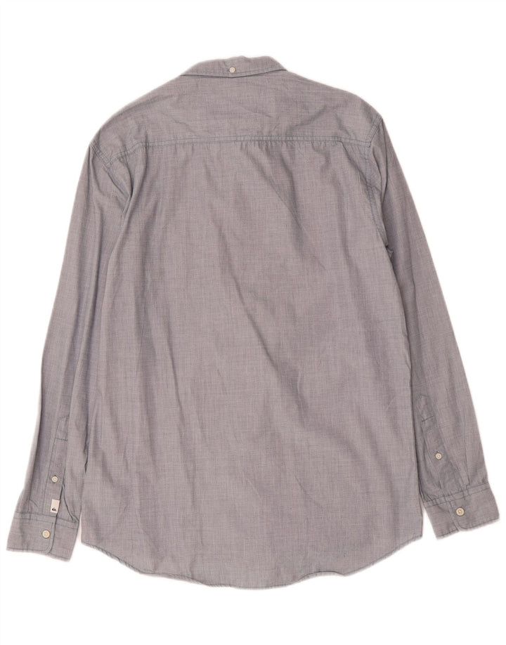 Camicia Quiksilver da uomo Modern Fit in cotone blu medio