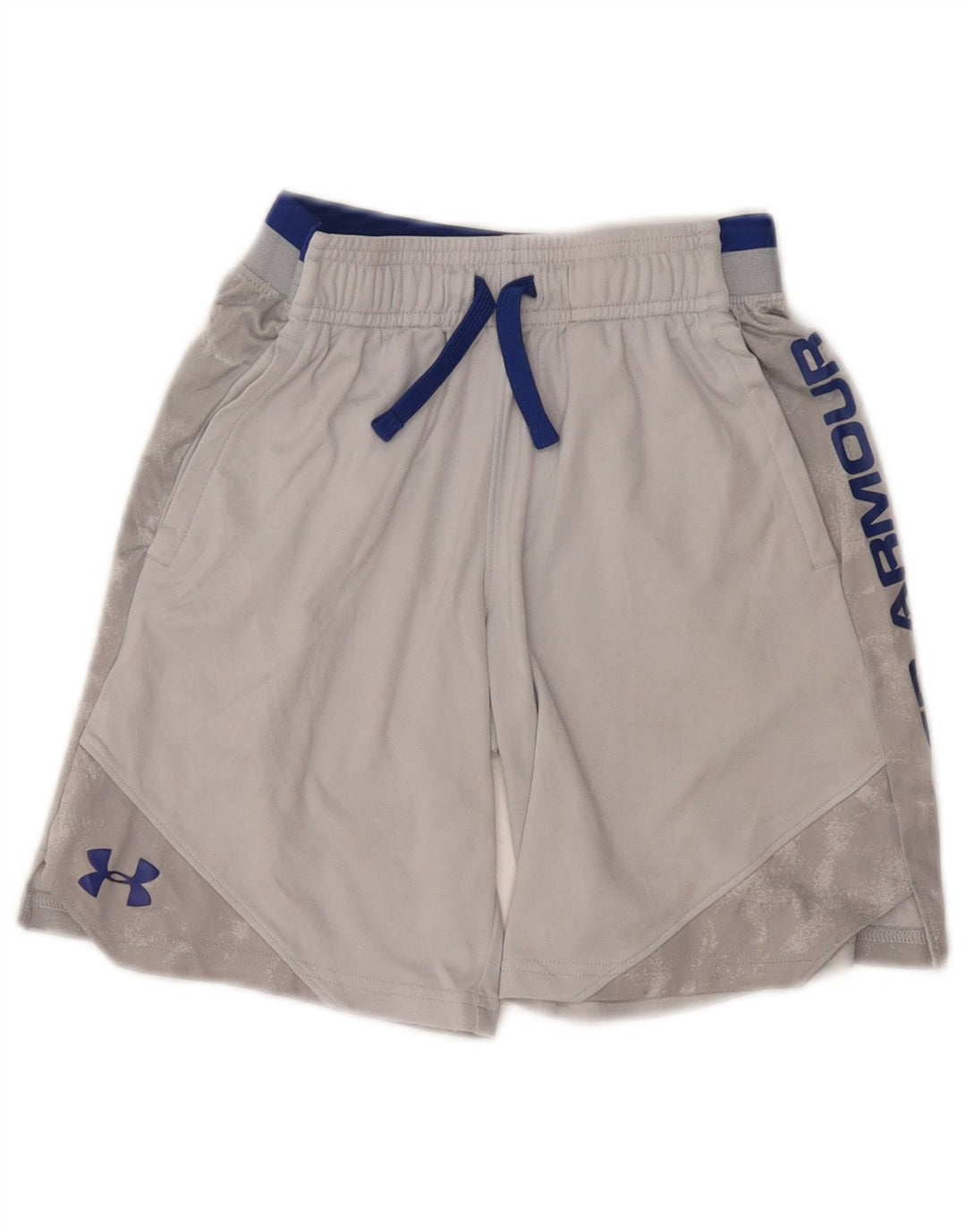 Pantaloncini sportivi Under Armour da bambino Heat Gear 7-8 anni Small Grey Colourblock