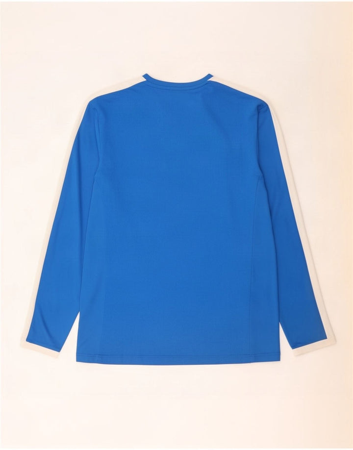 Maglia Puma da uomo a maniche lunghe 2XL blu in poliestere color block