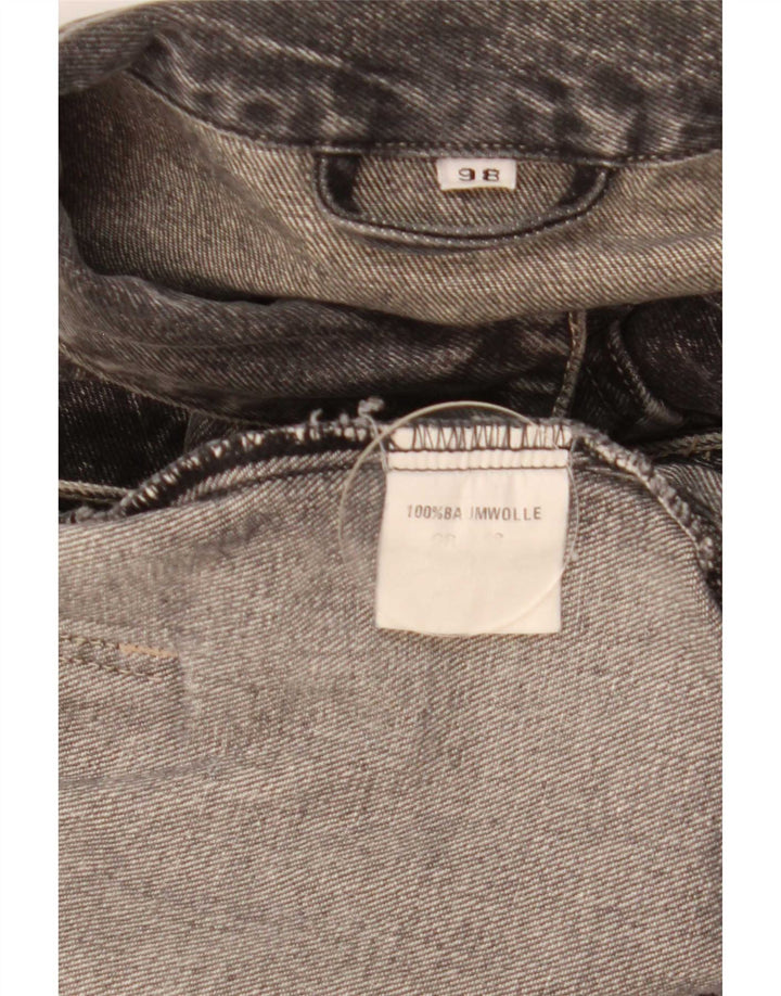 Giacca di jeans vintage da uomo UK 42 XL in cotone grigio