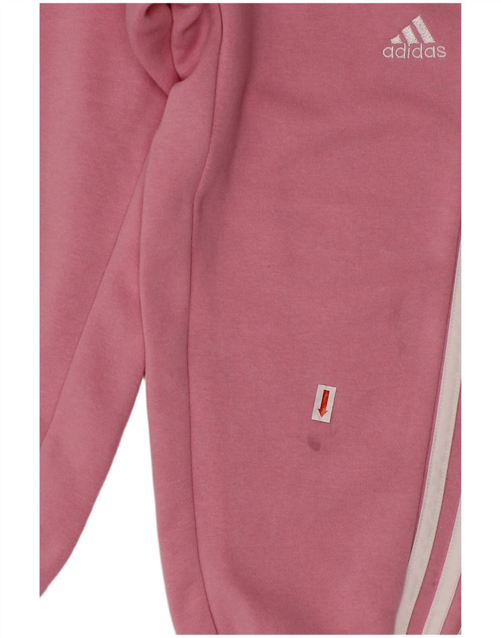Pantaloni della tuta da bambina ADIDAS Joggers 5-6 anni in cotone rosa