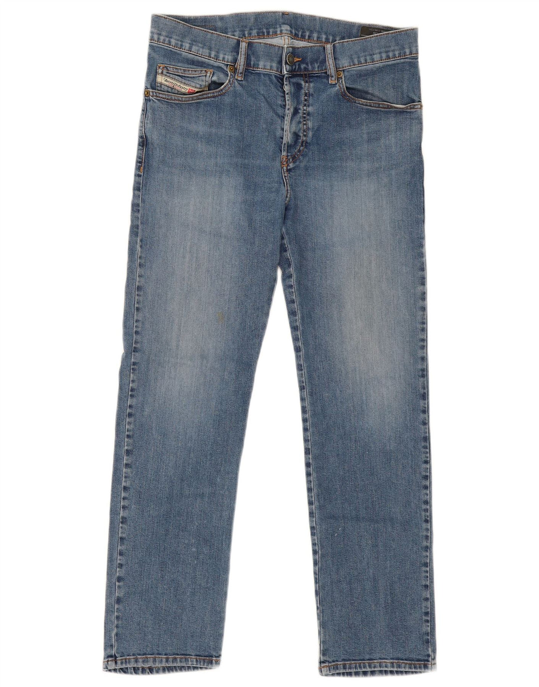 Jeans dritti da donna DIESEL W30 L27 cotone blu