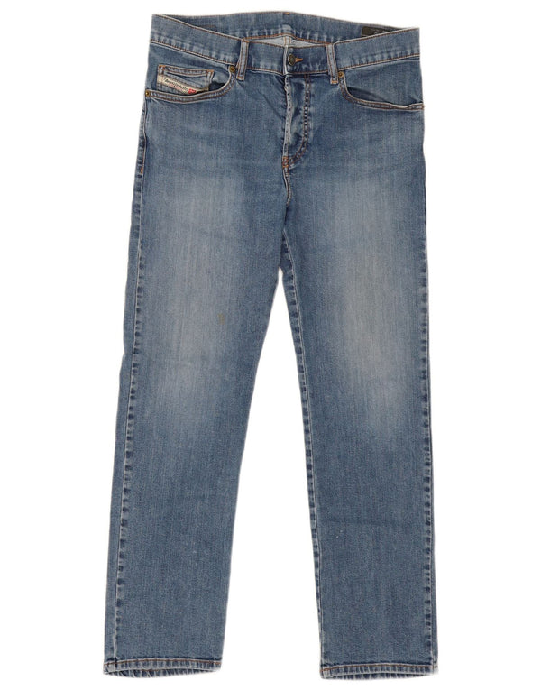 Jeans dritti da donna DIESEL W30 L27 cotone blu