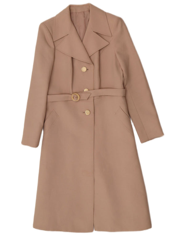 Trench vintage da donna IT 48 XL Beige