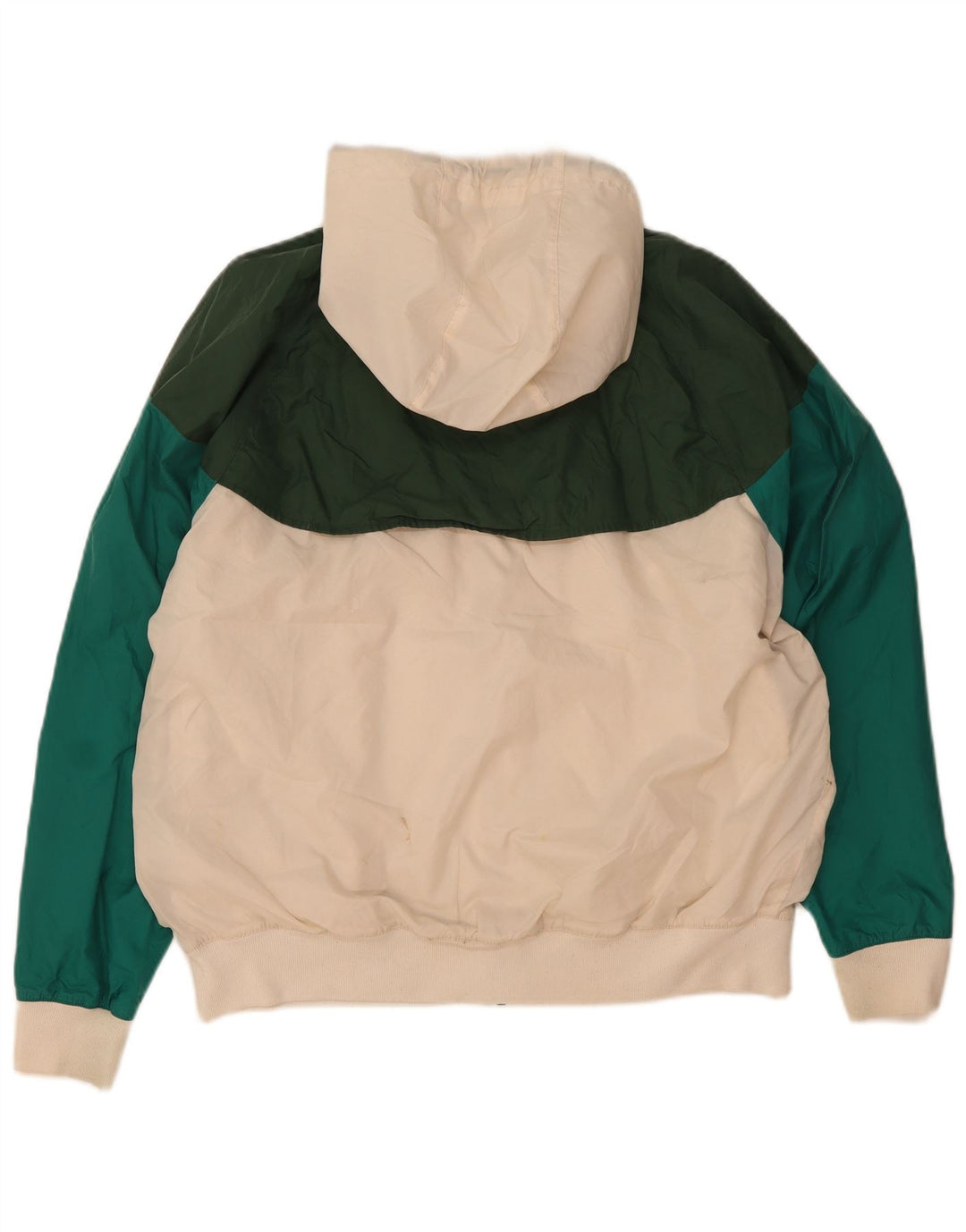 Giacca da ginnastica da uomo con cappuccio Nike, colore medio, bianco sporco