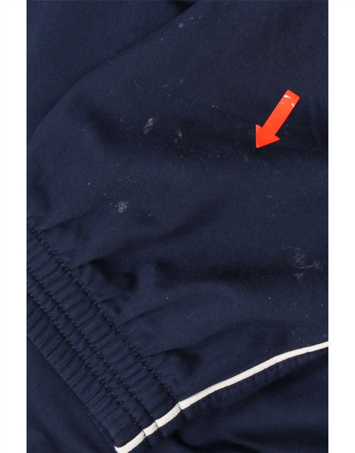 DIADORA Mens Tracksuit Top Jacket UK 44 Large Navy Blue Polyester Vintage Diadora and Second-Hand Diadora from Messina Hembry 