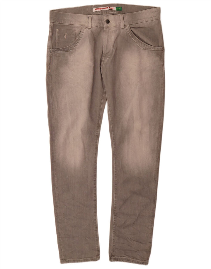 Jeans Carrera Uomo 717 Slim W38 L33 Cotone Grigio