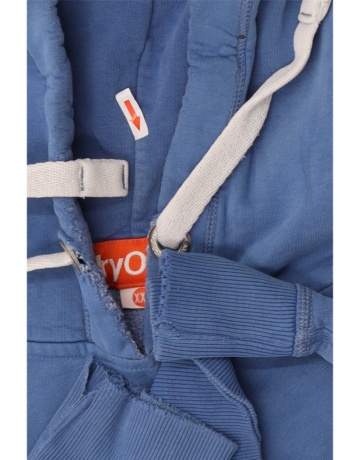 Felpa con cappuccio da uomo Superdry 2XL in cotone blu