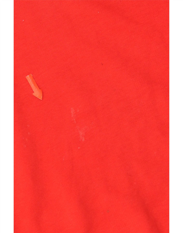 Felpa grafica da uomo Puma Maglione piccolo rosso in cotone color block
