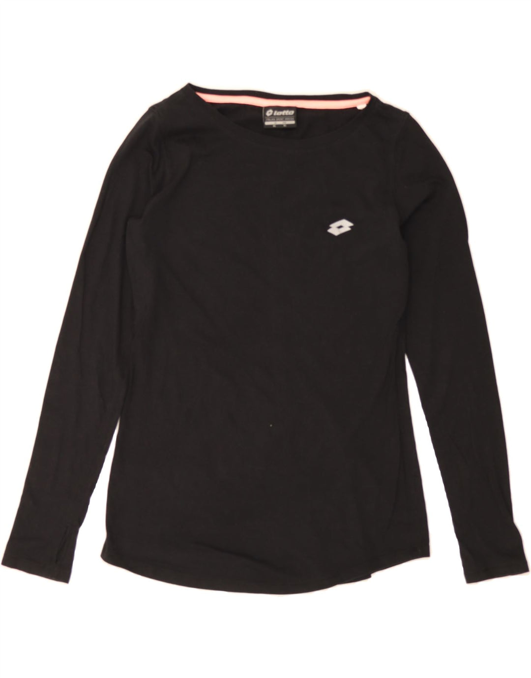 LOTTO Womens Top Long Sleeve UK 18 XL Black Vintage Lotto and Second-Hand Lotto from Messina Hembry 