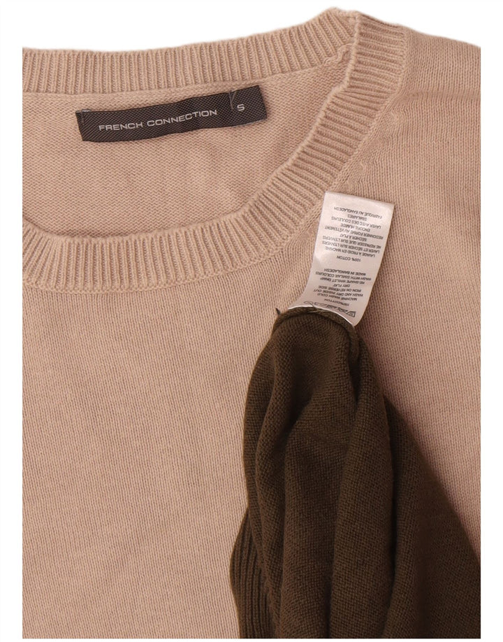 Maglione maglione girocollo da uomo French Connection piccolo color kaki