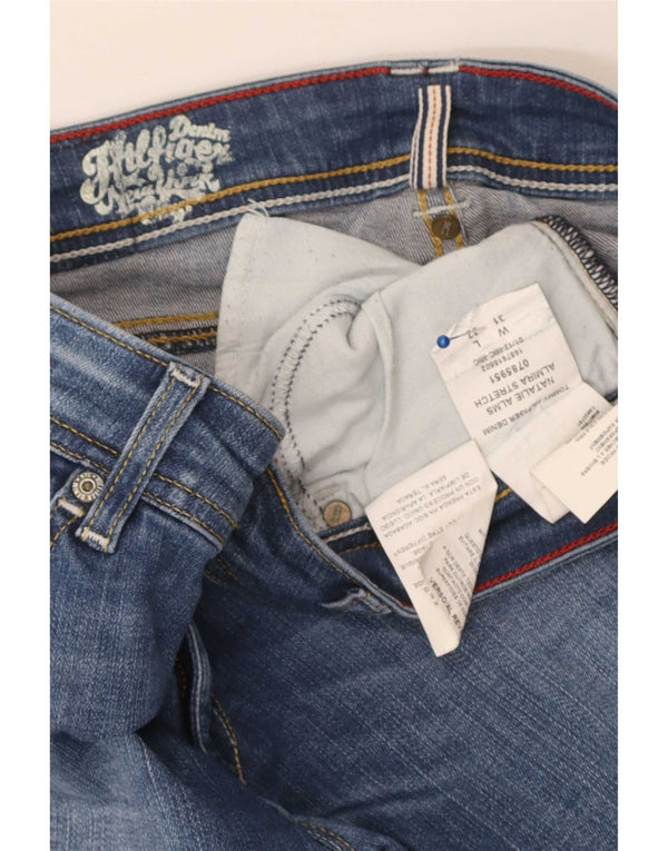 Tommy Hilfiger Womens Slim Jeans W31 L32 Blue Cotton