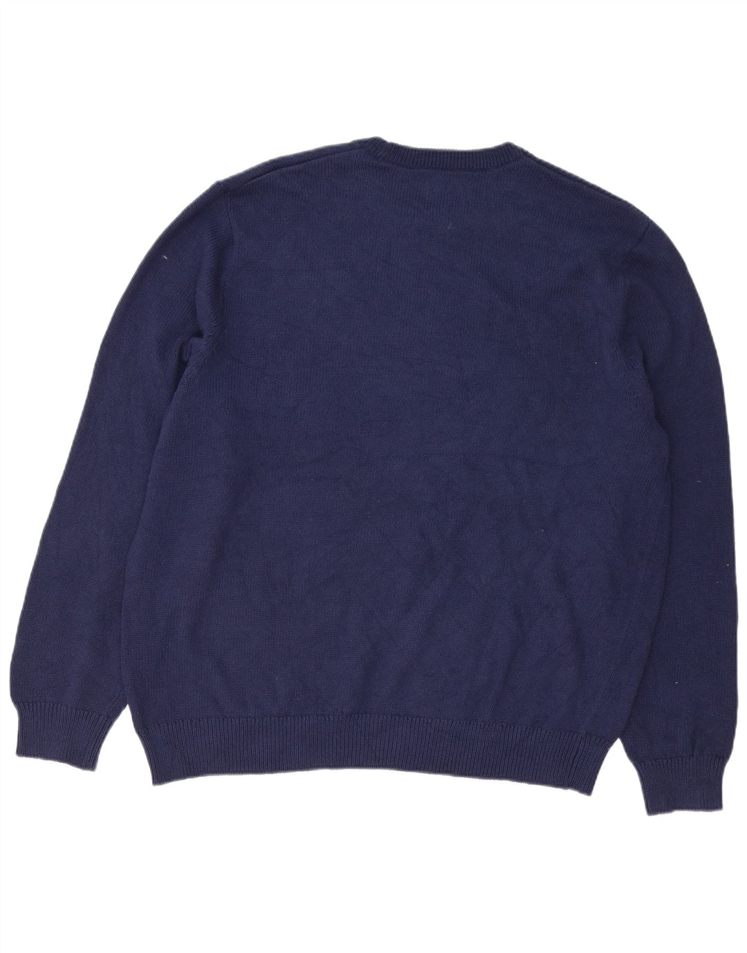 Maglione maglione girocollo da uomo vestibilità regolare Chaps 2XL blu navy classico