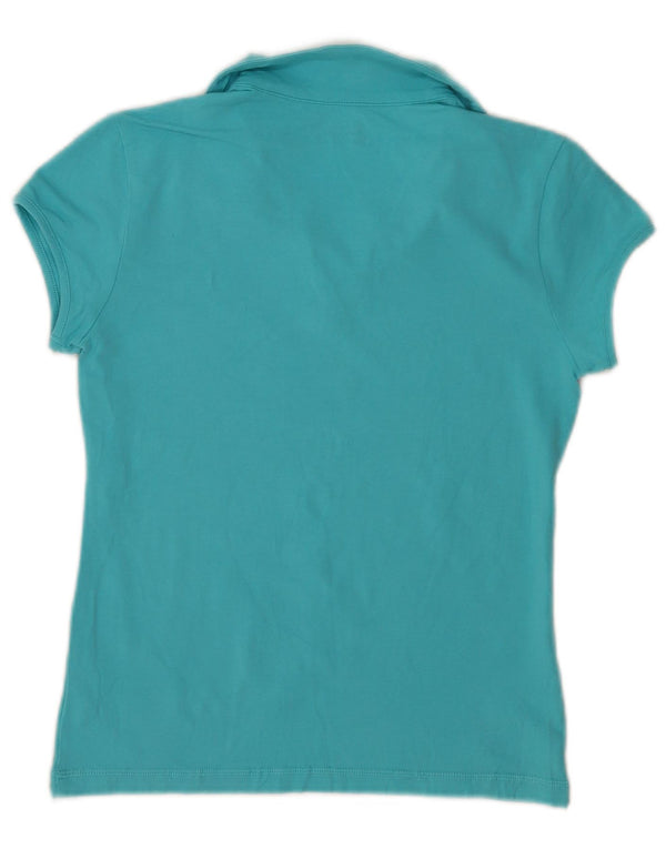 Polo da donna Lotto UK 14 grande in cotone blu