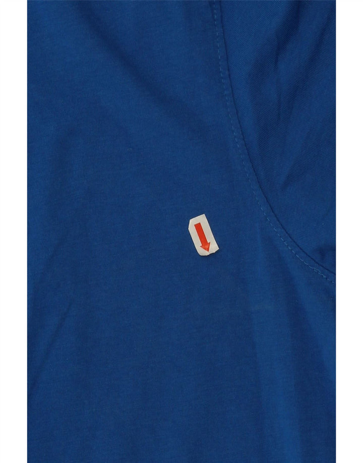 T-shirt grafica da uomo Mountain Warehouse Top in cotone blu medio