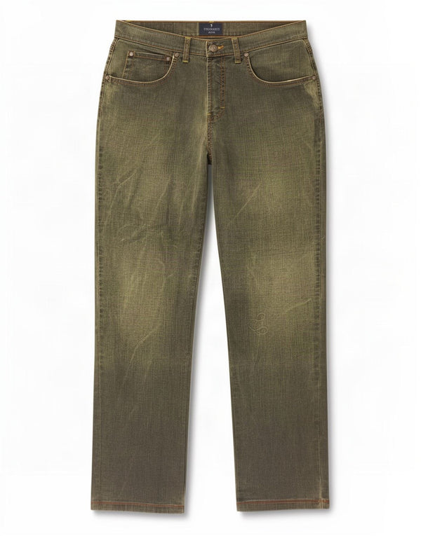 Jeans Dritti Uomo Trussardi W34 L33 Verdi