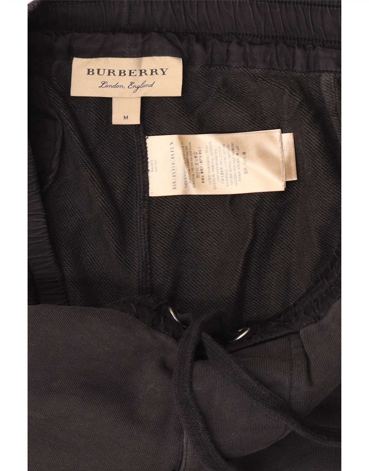 Pantaloni da tuta da donna Burberry Joggers medio cotone nero