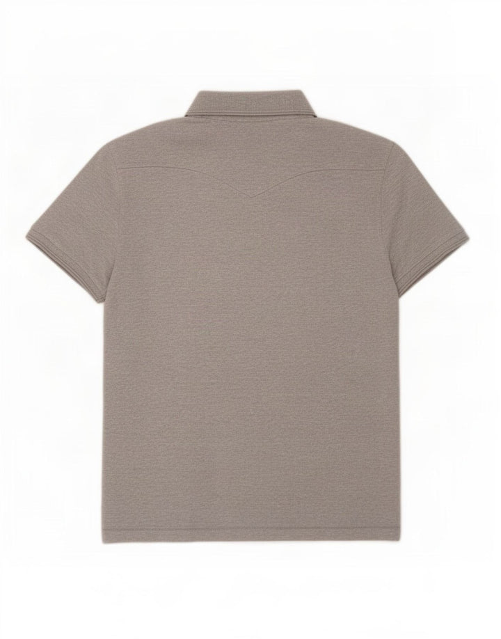 Polo grafica da uomo Levi's grande in cotone grigio